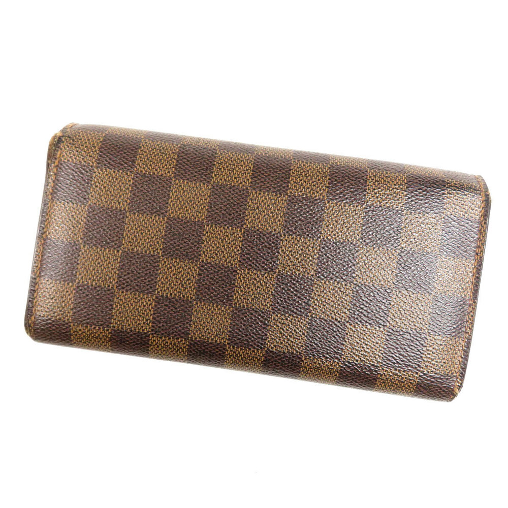 Louis Vuitton Canvas Portefeuille Damier Wallet Sarah Long